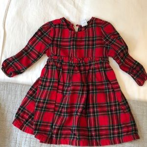 Baby gap 12-18 month tartan plaid dress